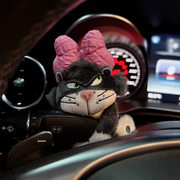 汽车雨刮器怀挡装饰玩偶，可爱猫咪毛绒转向灯，公仔车载车内饰品摆件