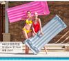 气垫游泳浮板浮排单人加厚纯色，充气浮排水上气垫床，游泳圈漂浮垫