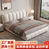 布艺床现代简约科技布床双人床，1.8主卧1.5米静音床