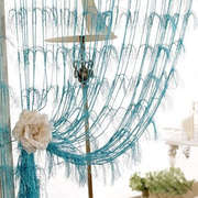 韩式浪漫银丝羽毛线帘，服装店隔断背景墙，装饰玄关门帘挂帘窗帘成品