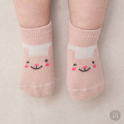 韩国进口KIDSCLARA男女宝宝夏季短袜 婴儿童防滑棉质睡眠袜子