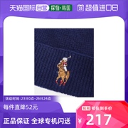 韩国直邮Polo Ralphlauren针织帽男女同款海军蓝色舒适休闲简约