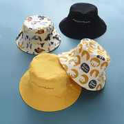 儿童渔夫帽春秋 婴儿帽子夏季薄款 男女童防晒宝宝遮阳帽 太阳帽