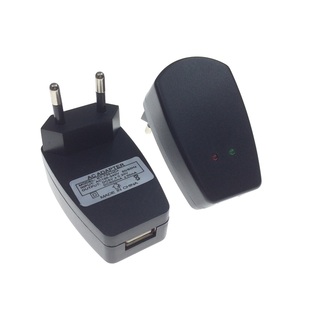 带红绿色指示灯欧规USB充电器欧标二圆脚插头mp3/mp5单口5v500Ma
