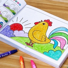 幼儿园涂色学画本涂色书涂鸦画册