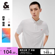 绫致杰克琼斯春夏男商务休闲刺绣图案POLO-SHIRT短袖T恤衫