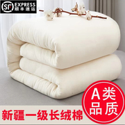 新疆棉花被芯一级长绒棉纯棉花被子冬被加厚保暖棉絮床垫手工