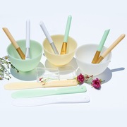 硅胶面膜刷面膜碗面膜棒面膜勺水疗调膜碗五件套美妆工具