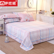 床单单件纯棉单人双人被单，1.5m1.8米床学生，宿舍寝室床单全棉布