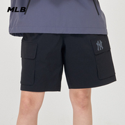 MLB 男女情侣休闲短裤宽松百搭大口袋运动裤24夏季SMB06
