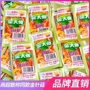 商超同款金大州金针菇500g散称香辣红油下饭菜小零食小包装小