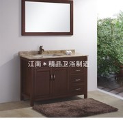 欧式美式橡木浴室柜组合实木浴柜，洗脸盆柜洗手盆，柜洗漱台xm80