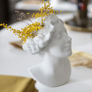 LLADRO雅致 雏菊（花瓶）陶瓷雕塑欧式家居饰品摆件奢品乔迁