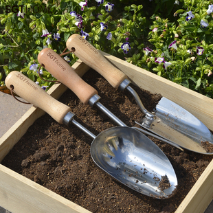 种花园艺工具家用套装，小铲子不锈钢铁锹，铁铲养花盆栽多肉种植神器