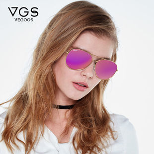 威古氏偏光太阳镜，女网红同款防紫外线，眼镜小脸飞行员蛤蟆镜墨镜30