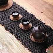 天然椰丝杯垫棕毛垫茶具壶垫鬃毛编织杯垫隔热垫茶壶子托功夫茶垫