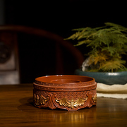 清代瓷胎仿剔红朝珠，盒老物件文玩古董，瓷器收藏真品文房储物盒摆件