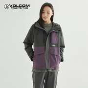 volcom钻石户外硬壳，滑雪服2024冬季男士冲锋衣款式外套登山服