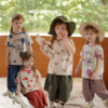 宝宝幼儿园可爱卡通短袖t恤允儿妈女童夏季洋气半袖上衣儿童夏装