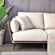 北欧风客厅科技布艺沙发小户型，意式极简免洗乳胶，贵妃组合家具
