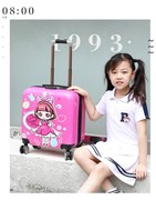 定制儿童拉杆箱男孩女童18寸卡通箱20寸行李箱宝宝旅行登机拖拉箱