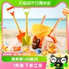 小黄鸭子沙滩玩具手推车套装，儿童海边挖沙铲子，戏水玩沙子工具男孩