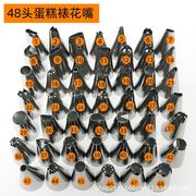  48头不锈钢裱花嘴 蛋糕喷嘴 烘焙DIY奶油工具 Nozzles