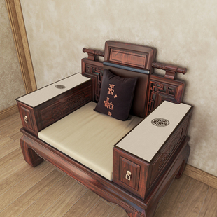 新中式实木椅子沙发扶手垫盖布盖巾两边防滑一对茶桌椅子餐桌桌垫
