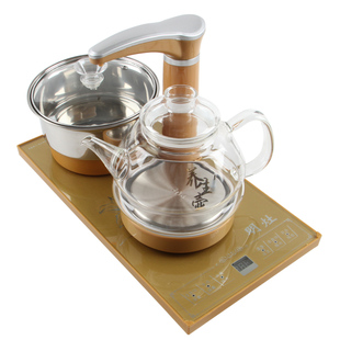 明灶方灶电茶炉全自动上水电热水壶智能家用玻璃烧水壶抽水式茶具