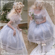 原创正版人鱼之泪lolita日系op洛丽塔洋伴娘，礼服连衣裙可爱公主裙