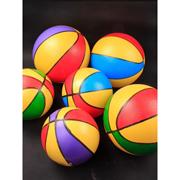 儿童充气皮球玩具篮球彩球PVC球软胶篮球1-3-6岁弹力拍拍球幼儿园