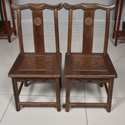 古典家具鸡翅木椅子实木官帽靠背椅中式餐椅学习小椅子儿童椅