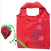 创意草莓袋环保袋创意折叠购物袋手提收纳涤纶袋购物袋纯色袋子