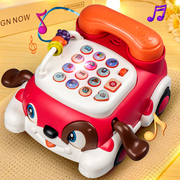 婴幼儿玩具电话车儿童座机益智早教音乐手机多功能女孩一岁12月男