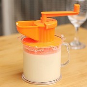 手家用摇水果榨汁机便携式小型手工挤压器，手动炸果汁手磨豆浆机