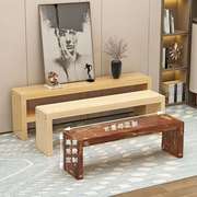 20厘米实木长凳家用松木换鞋凳卧室床尾凳床边长凳原木凳子长木凳