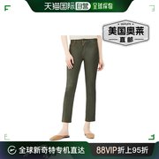dl1961女式中腰涂层直筒牛仔裤 - 冬季绿色 美国奥莱直发