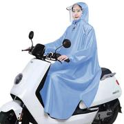 电动车雨衣女款带袖摩托车，雨披单人加大加厚男女士成