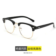 防C辐射眼镜男女防蓝光电脑护目镜无度数平光平面镜近视眼镜韩版