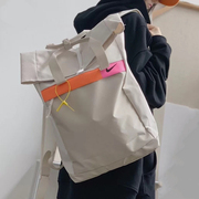 双肩包男女(包男女)训练背包，学生书包大容量韩版手提包休闲旅行电脑包15.6