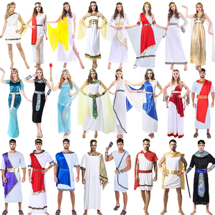 万圣节服装女cos角色扮演成人斯巴达勇士埃及艳后古罗马希腊衣服