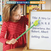 美国Learning Resources彩色手指绘本LR指读棒儿童学习黑板教棒具