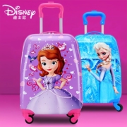 儿童行李箱女孩拉杆箱小孩女童，可坐旅行玩具男孩，爱莎公主3到10岁2
