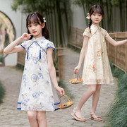 4儿童装5小女孩旗袍裙6公主裙子8女童9礼服7连衣裙夏装10夏天12岁
