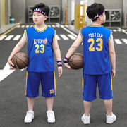 胖童装男童运动套装夏季2024中大童加肥加大篮球服两件套宽松