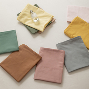 纯色全棉枕套一对装单人，家用100纯棉枕，头套48x74cm枕芯内胆套2只
