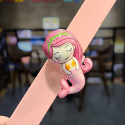 卡。通儿童手表玩具女童拍拍圈啪啪圈手环幼儿园宝宝旋转可发光带