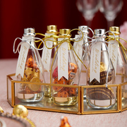煜天-简约结婚喜糖，盒子创意婚礼塑料盒，ins亚克力瓶子欧式糖果瓶