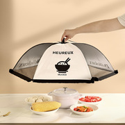 夏季菜罩家用盖菜罩可折叠防尘罩餐桌罩饭菜罩防苍蝇剩菜食物