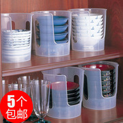 日本进口碗架沥水架塑料置物架，碗柜晾放碗碟，盘收纳用具厨房用品